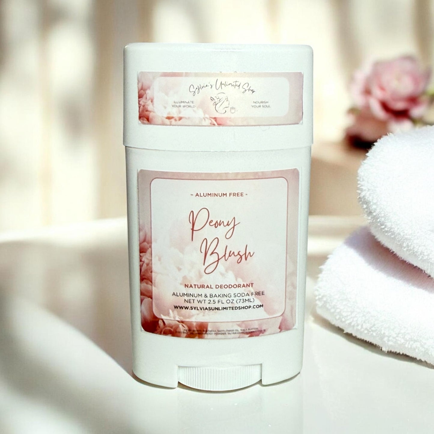 2oz. Peony Blush Natural Deodorant