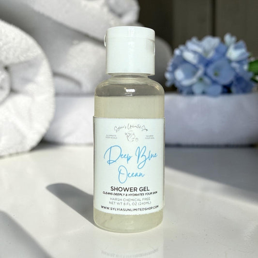 1oz. Deep Blue Ocean Shower Gel