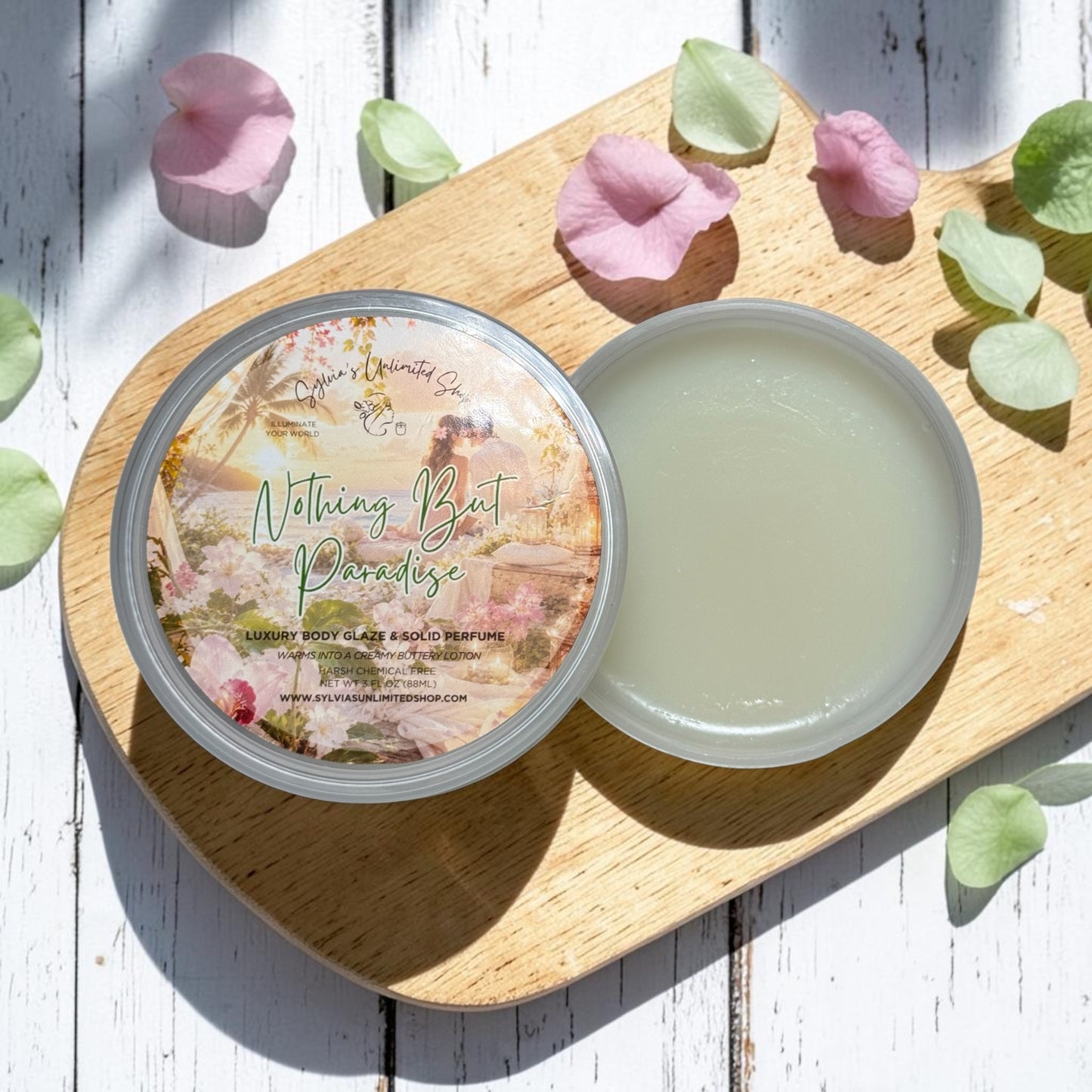 3oz. Nothing But Paradise Body Glaze Tub