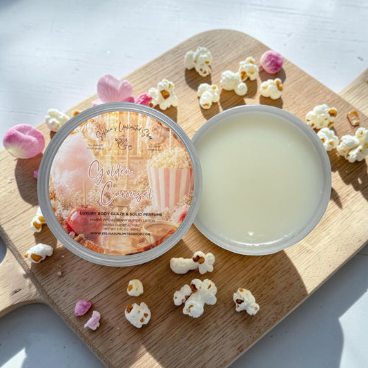 3oz. Golden Carousel Body Glaze Tub
