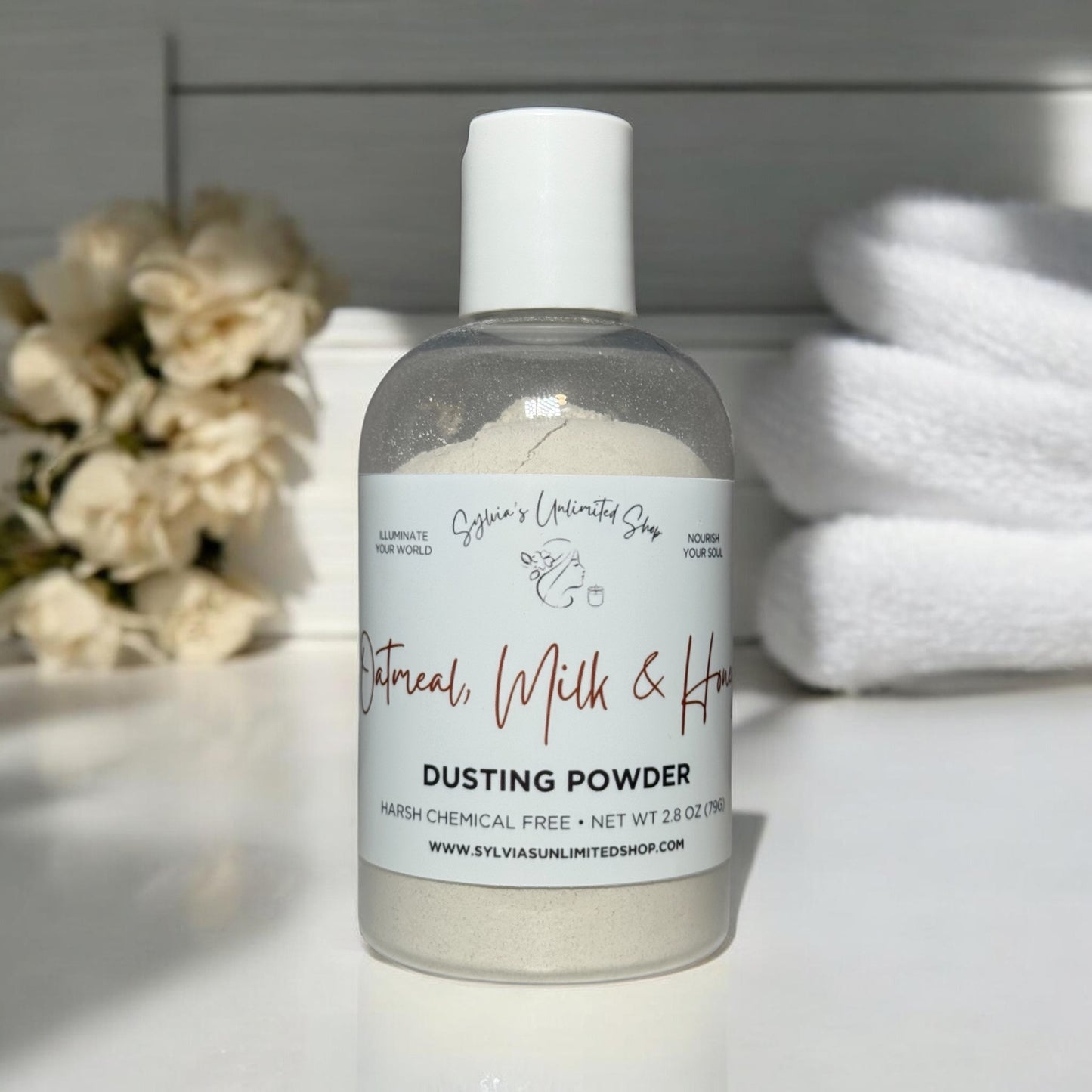 2.8oz. Oatmeal, Milk & Honey Dusting Powder