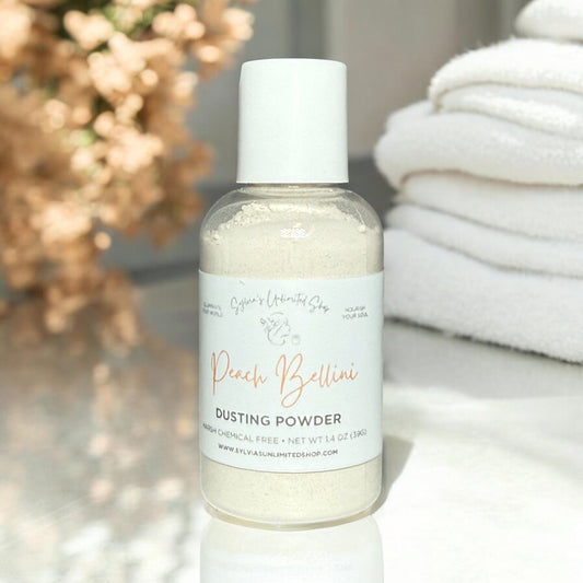 1.4oz. Peach Bellini Dusting Powder