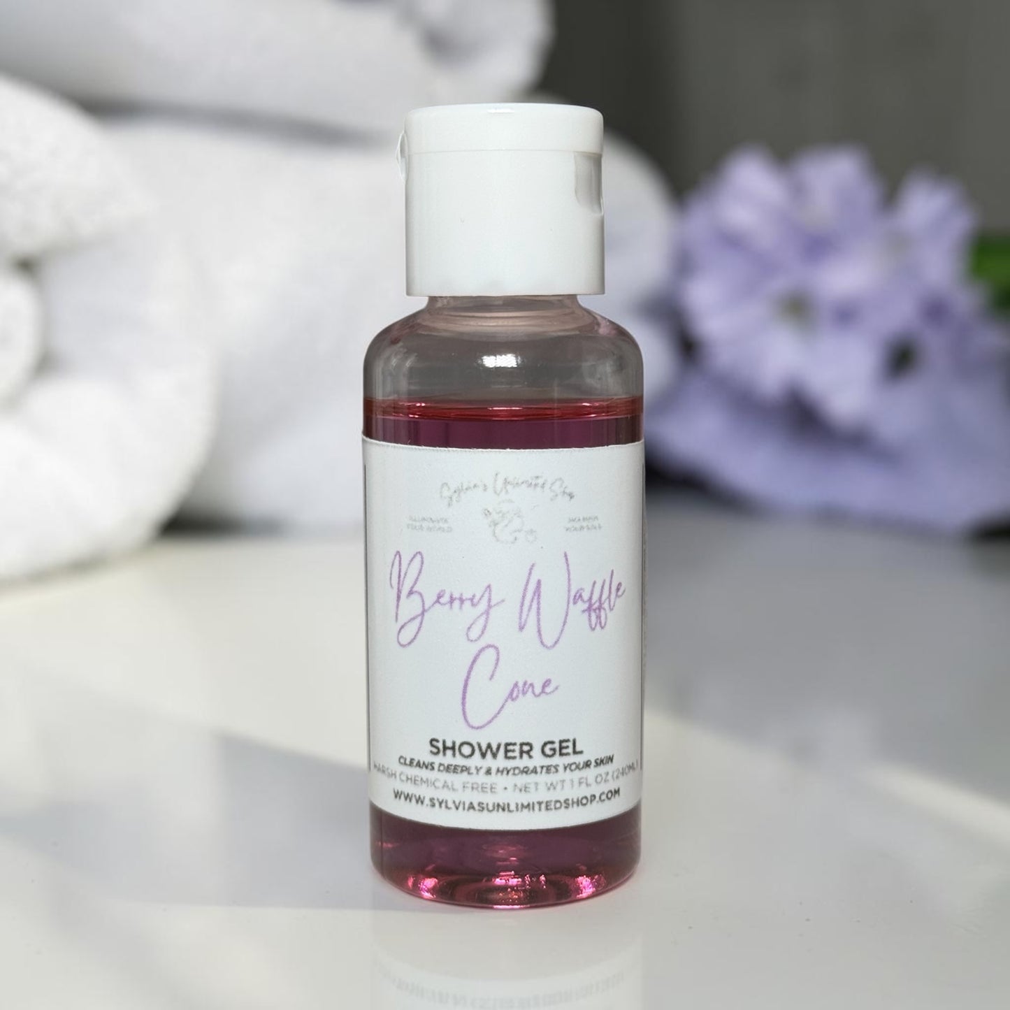 1oz. Berry Waffle Cone Shower Gel
