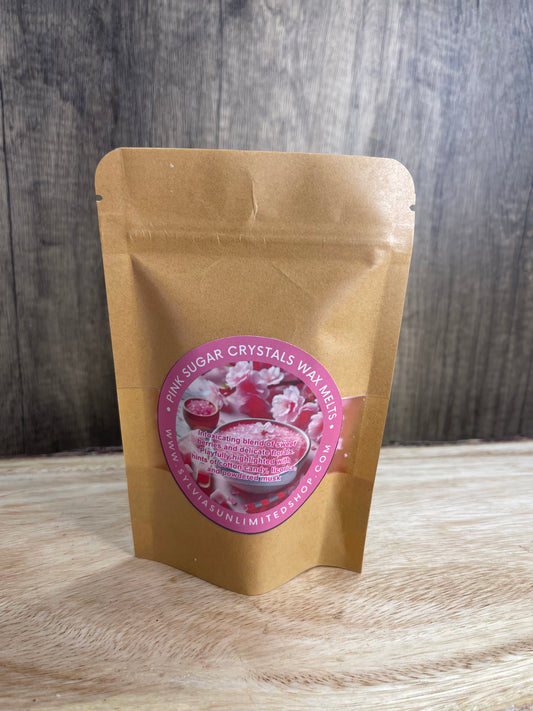 Pink Sugar Crystals Scoopable Wax Melt Bag