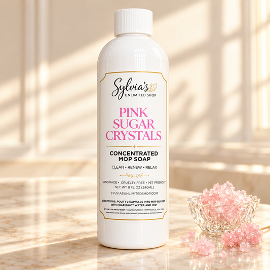 Pink Sugar Crystals All Natural Mop Soap