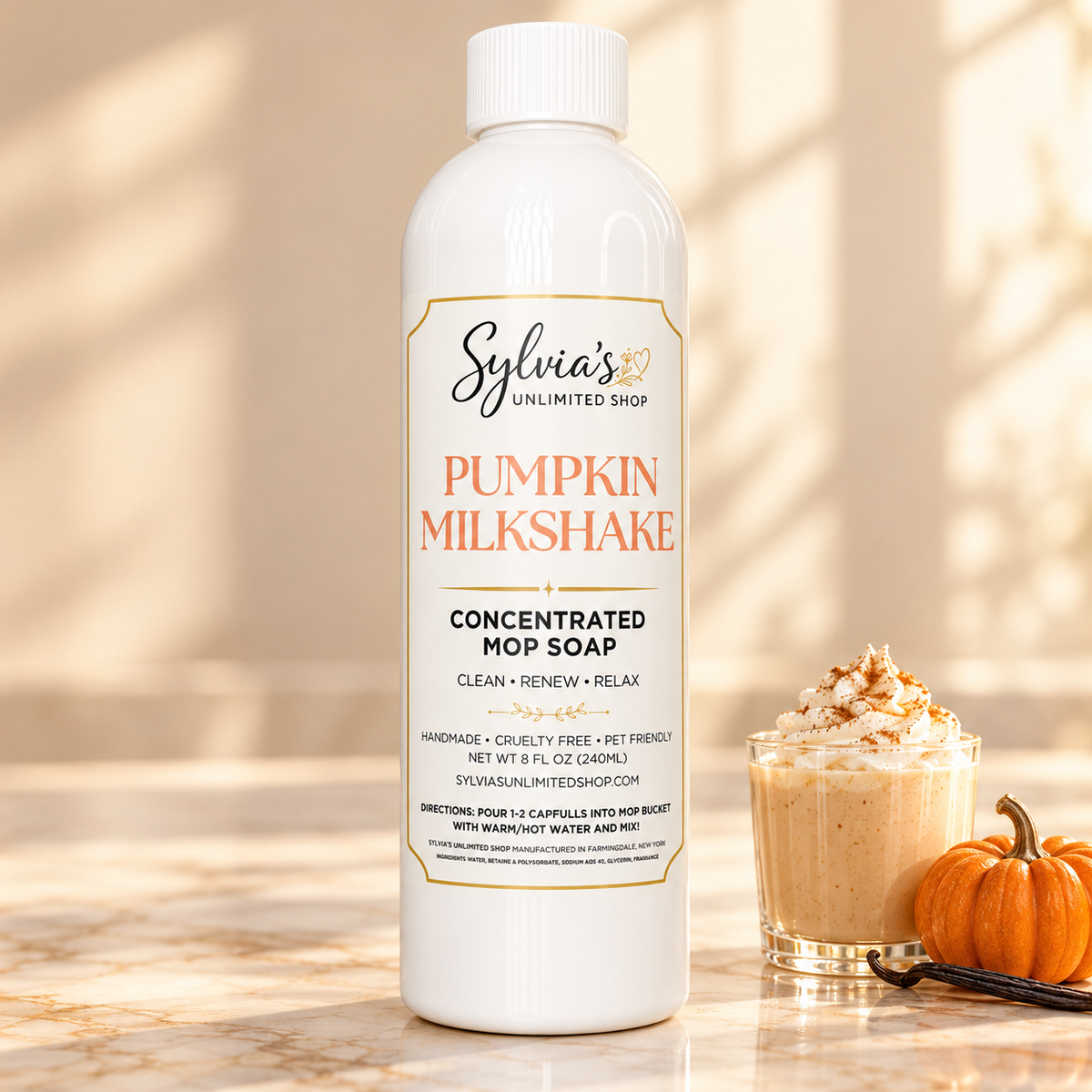 Pumpkin Milkshake Natural Mop Soap