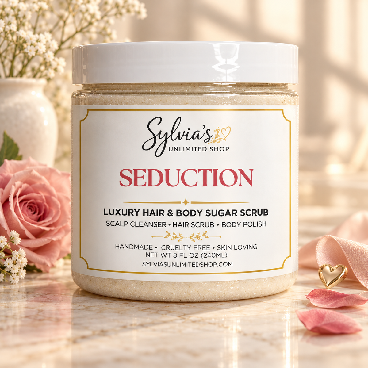Seduced Hair & Body Sugar Scrub