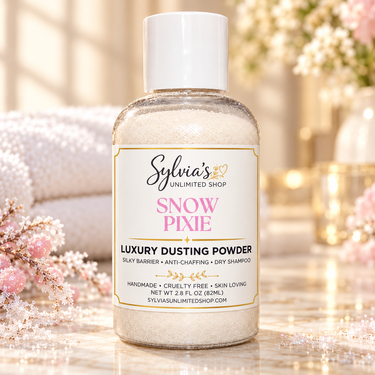 2.8oz. Snow Pixie Dusting Powder