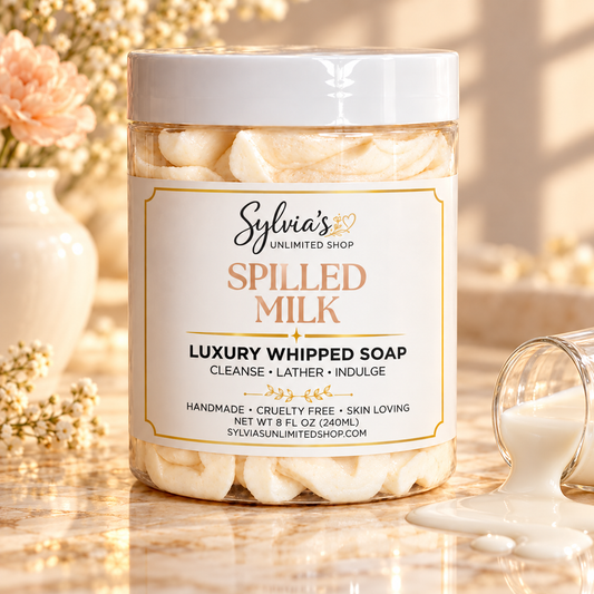 Spilled Milk Whipped Soap