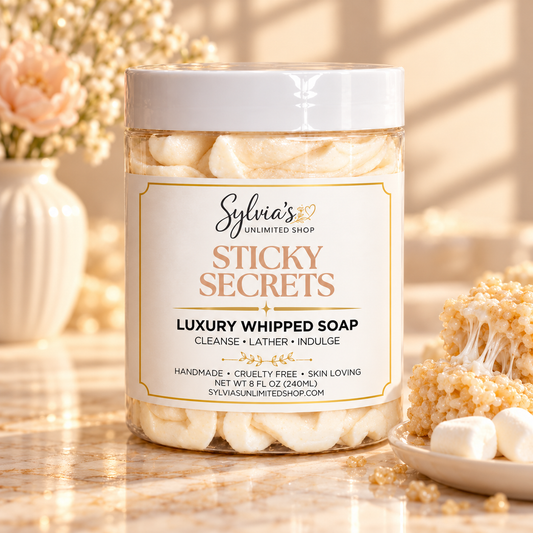 Sticky Secrets Whipped Soap