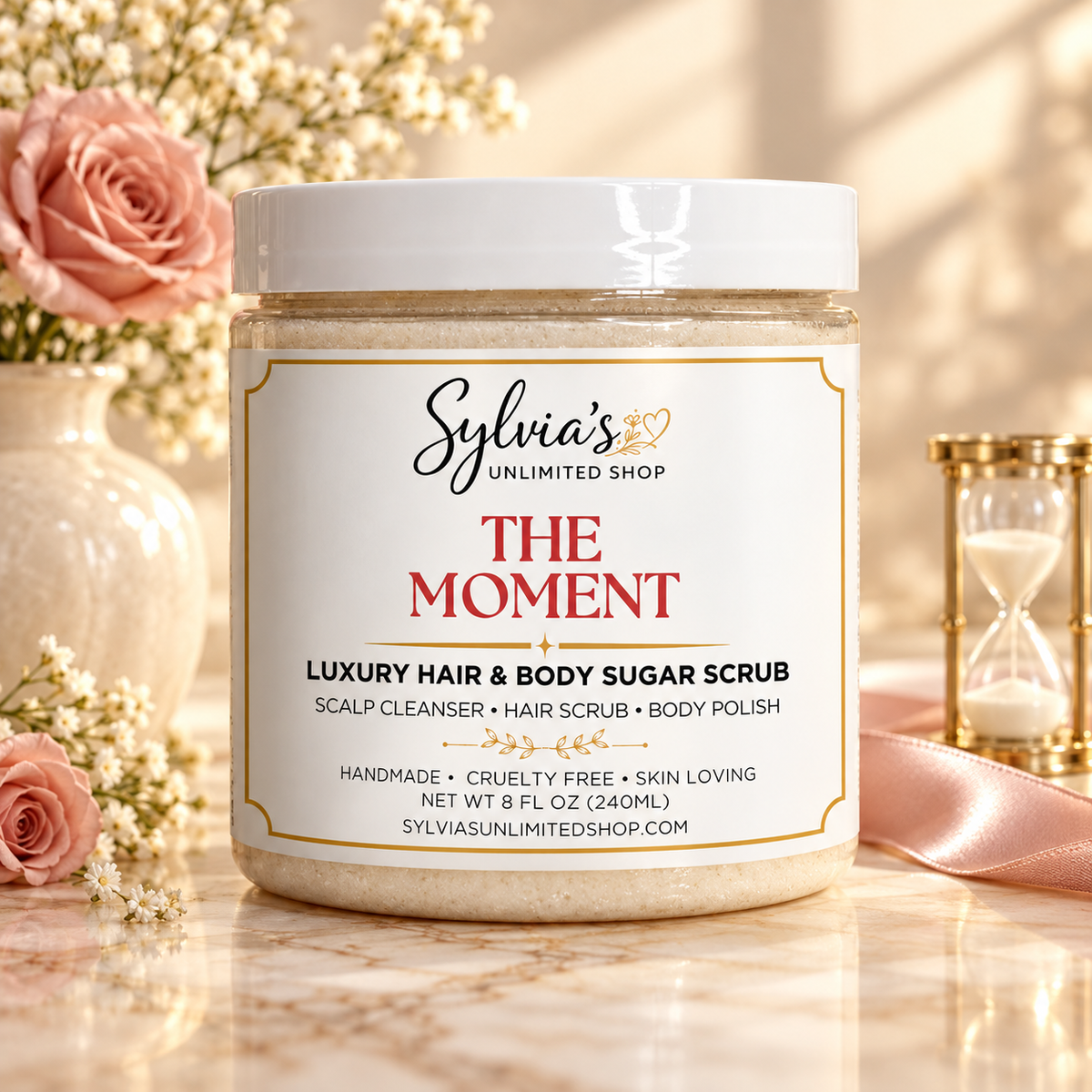 The Moment Hair & Body Sugar Scrub