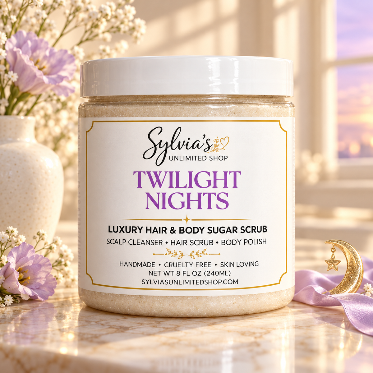 Twilight Nights Hair & Body Sugar Scrub