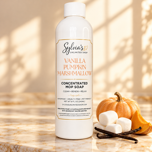 Vanilla Pumpkin Marshmallow Natural Mop Soap