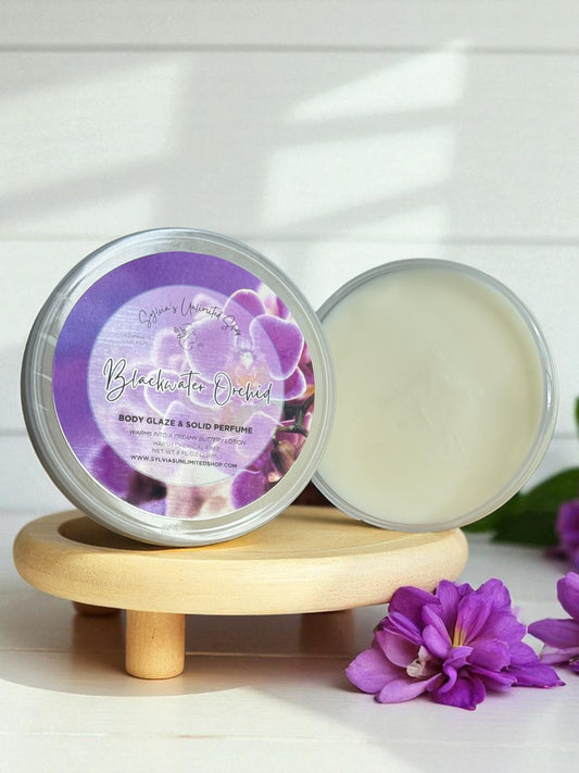 Black Water Orchid Body Glaze Tub