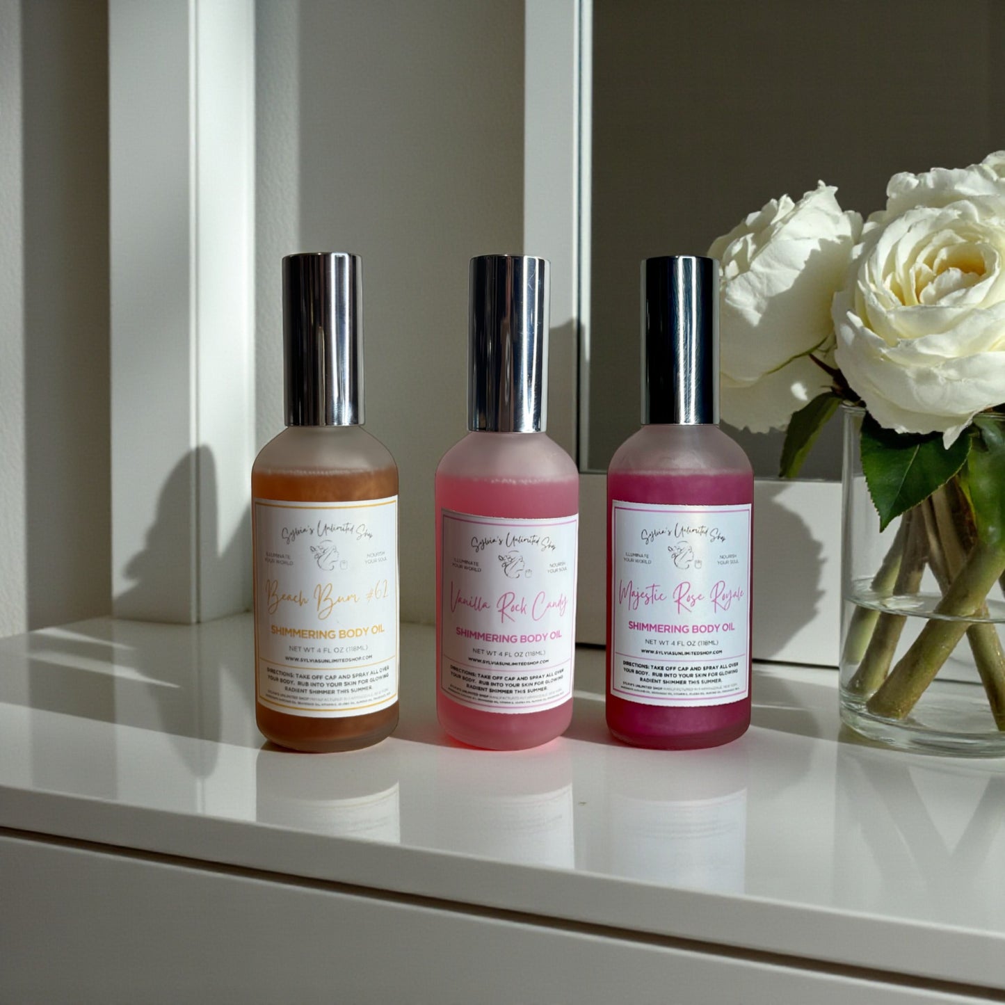 Customize Your Own Shimmering Body Oil Scent