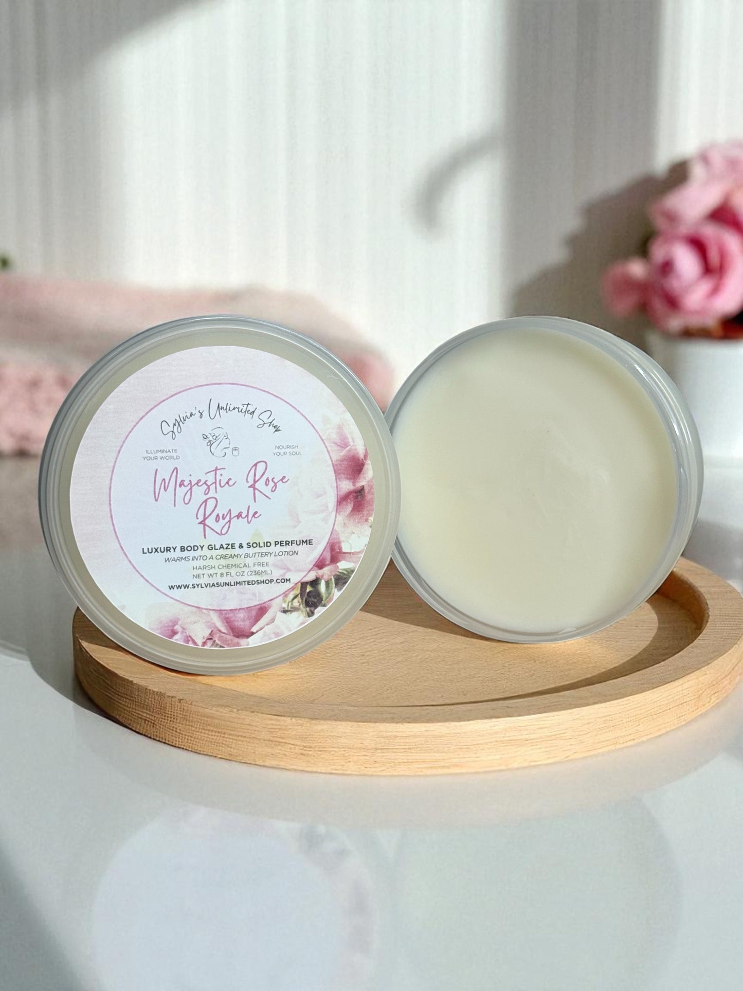 Majestic Rose Royale Body Glaze Tub
